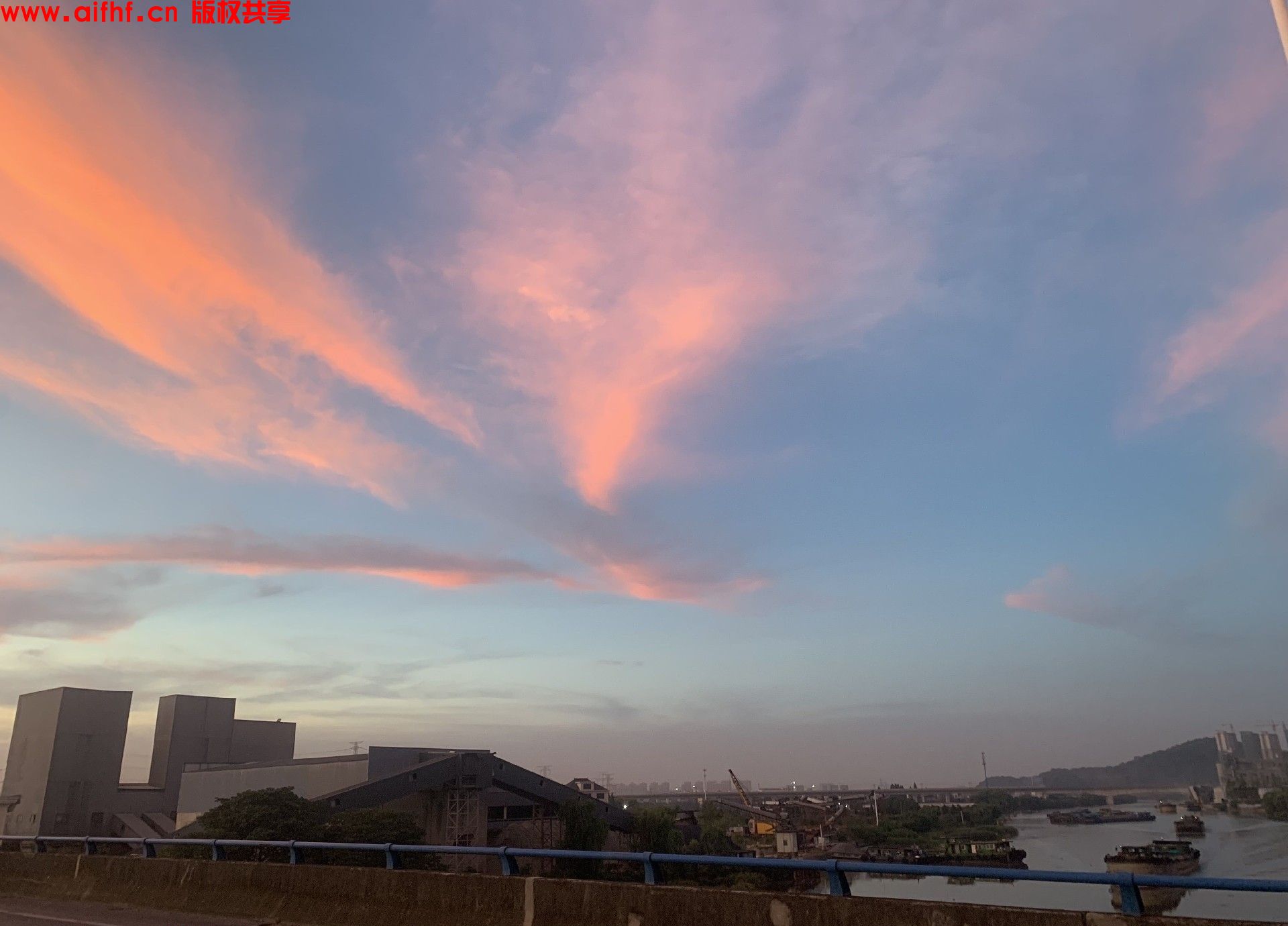 瞭望天空晚霞（多图）