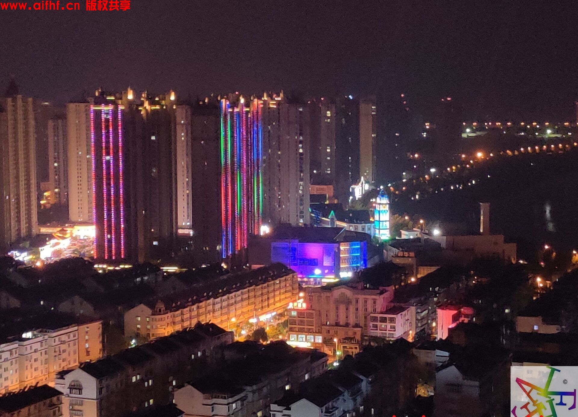 繁华城市夜景